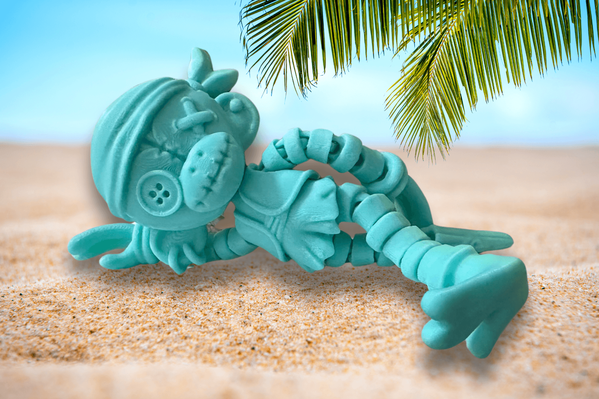 Pirate Sock Monkey, May 2024 Exclusive 3d model