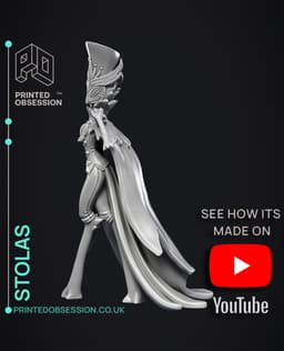 Stolas - Helluva Boss - 32mm Scale Presupported Miniature 3d model