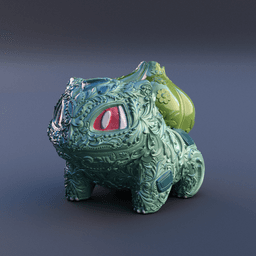 001. Bulbasaur 3d model