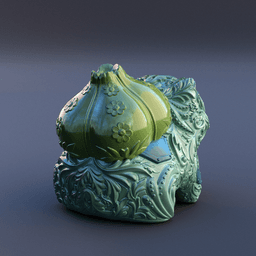 001. Bulbasaur 3d model