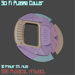 Sci Fi Plasma Cutter 3d model