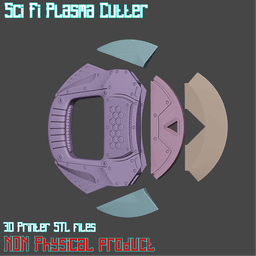 Sci Fi Plasma Cutter 3d model