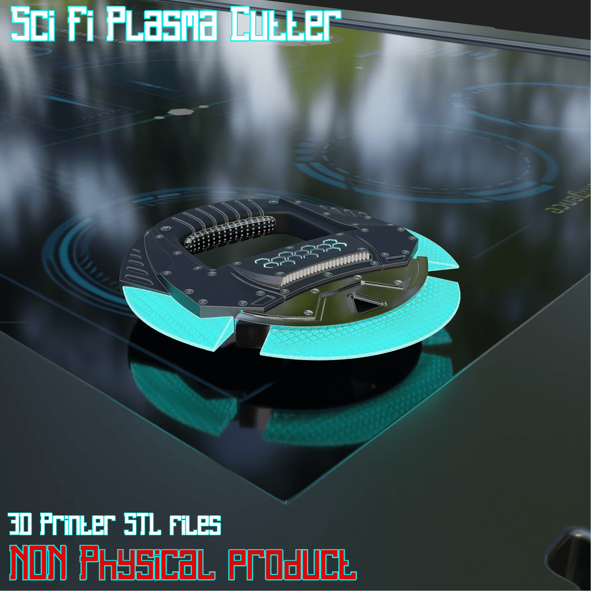 Sci Fi Plasma Cutter 3d model