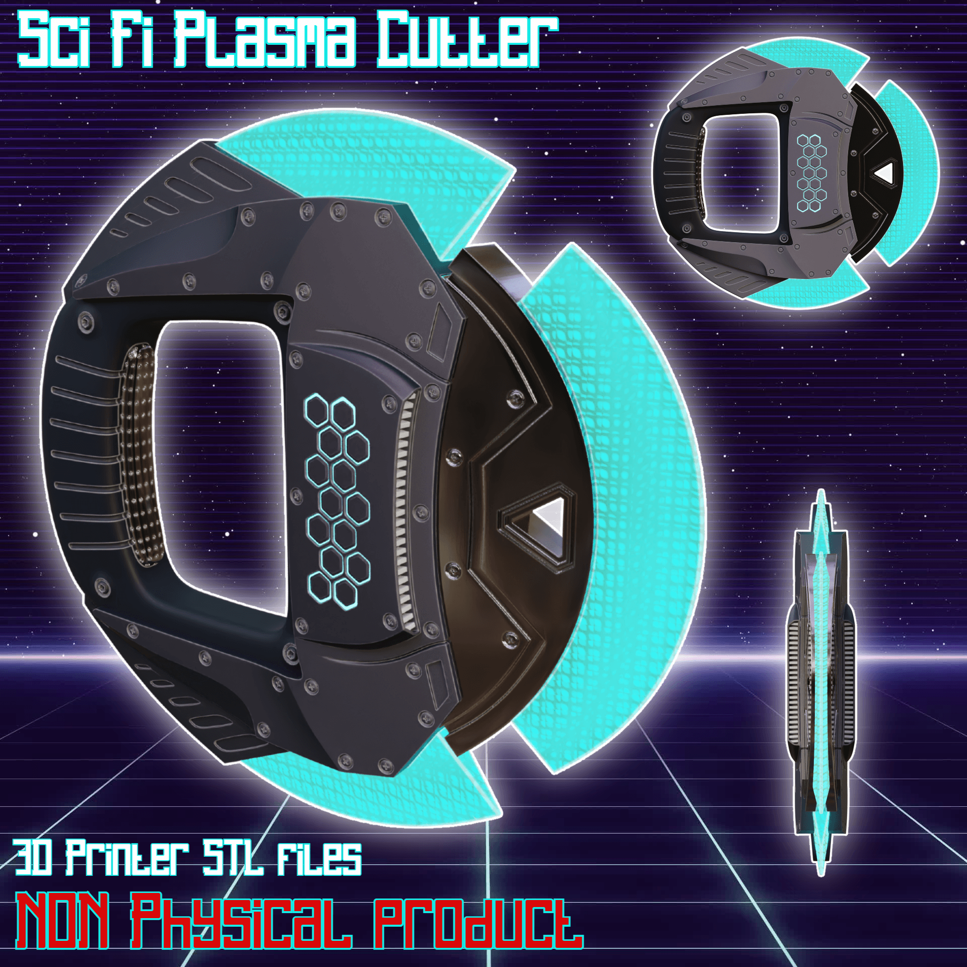 Sci Fi Plasma Cutter 3d model