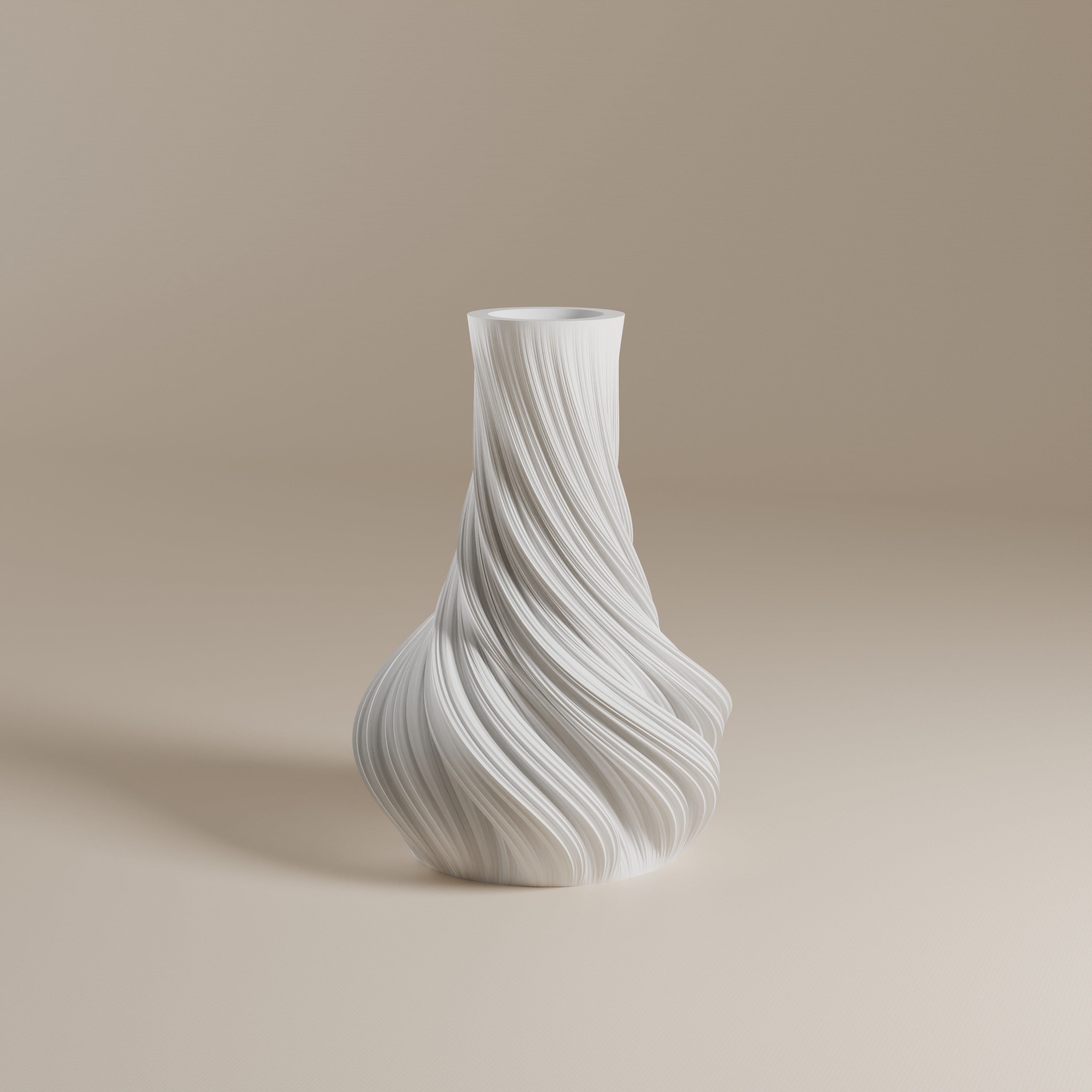 Flowform Curve - vase 3d model