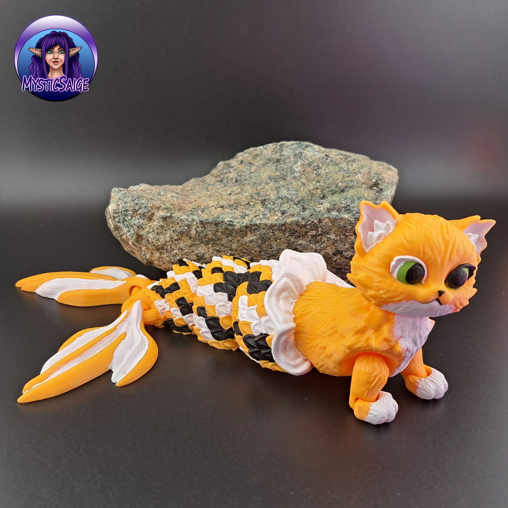 MerCat - Mermaid Cat 3d model