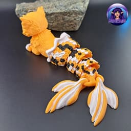 MerCat - Mermaid Cat 3d model