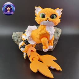 MerCat - Mermaid Cat 3d model