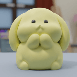 Little Cute Bunny 3d model