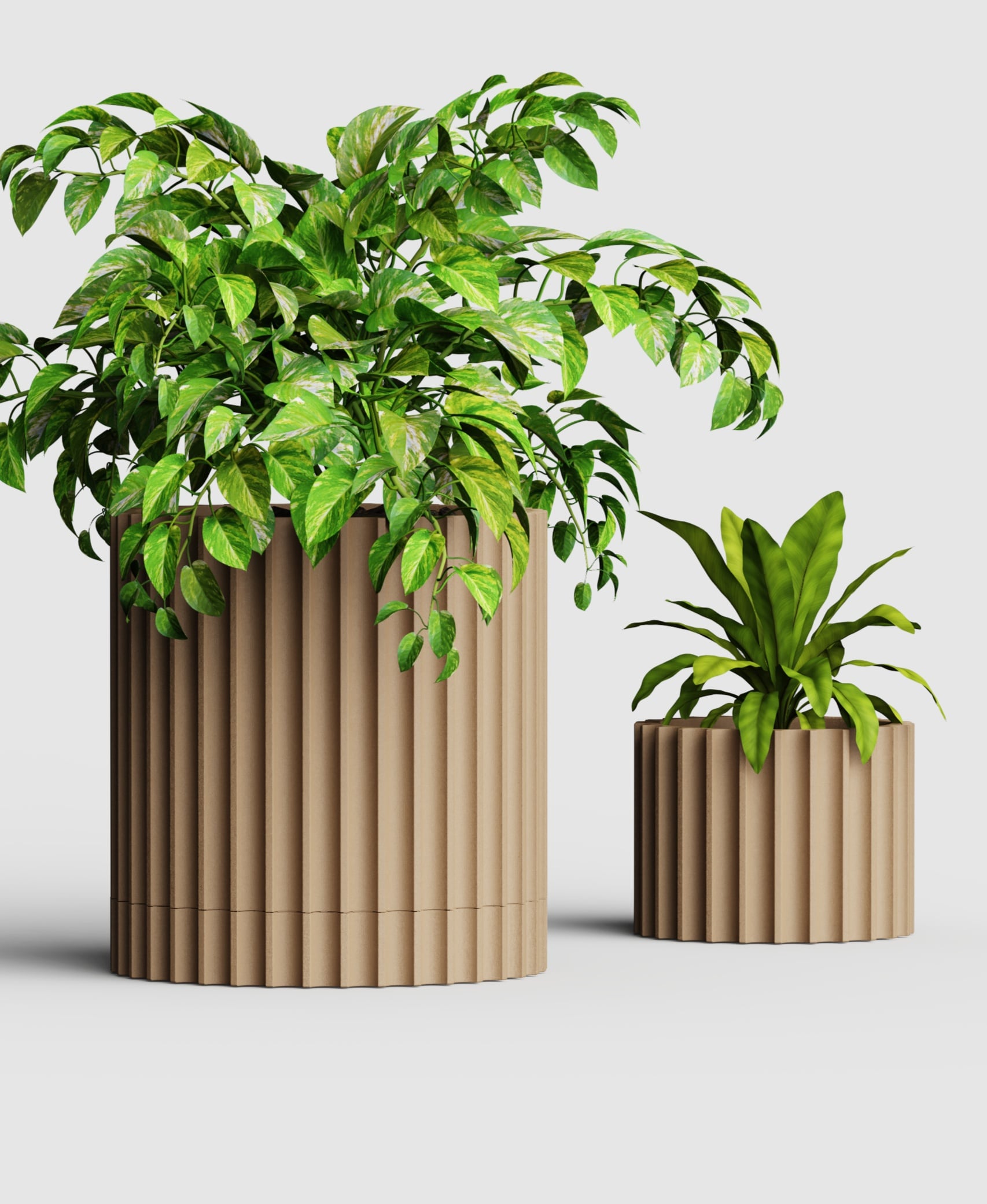STON Collection - Planter Set 3d model