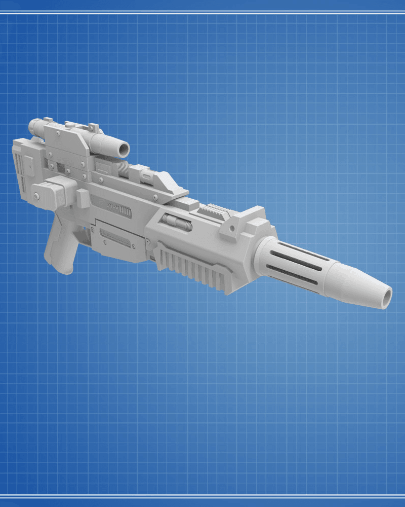 EL-16 Blaster Rifle - Star Wars 3d model