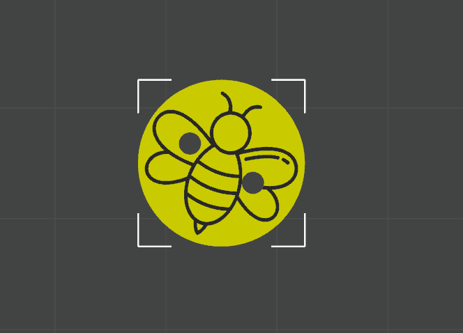 Bee Button 2.stl 3d model
