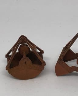 HO Scale Clamshell Bucket 3d model