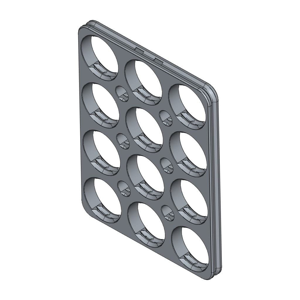 D-LOCK_PANEL.3X4-BLANK 3d model