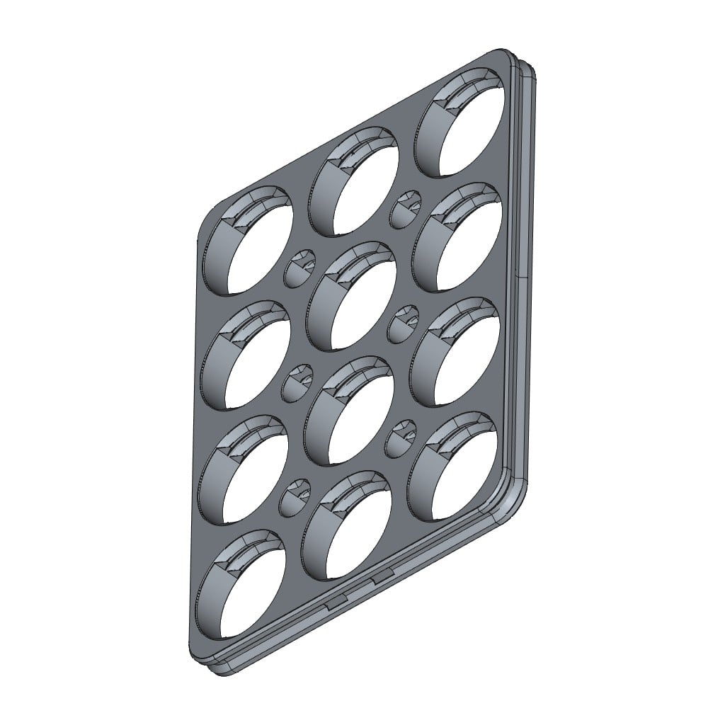 D-LOCK_PANEL.3X4-BLANK 3d model