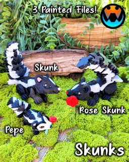 Tiny Skunk 3d model
