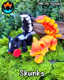 Tiny Skunk 3d model
