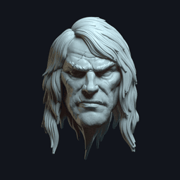 Outback v2 Action Figure Head 3d model