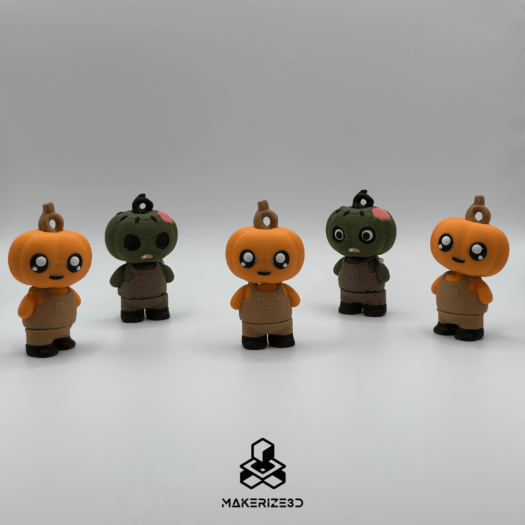 Pumpkin Man Flexi 3d model
