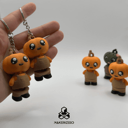 Pumpkin Man Flexi 3d model