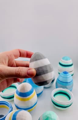 Low Poly Easter Egg 3d model