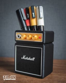 VINTAGE AMPLIFIER PEN HOLDER 3d model