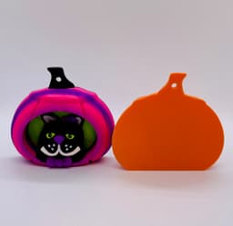 Halloween Cat Ornament 3d model
