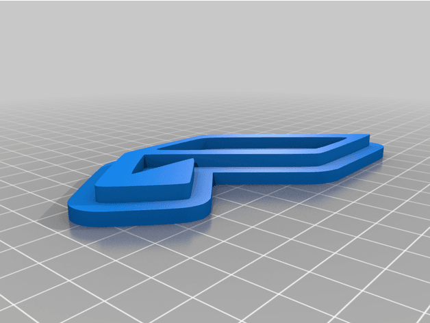 Anjunabeats logo keychain 3d model