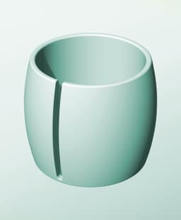 CR162-170-S Stacking slotted module bin for modern home decor 3d model