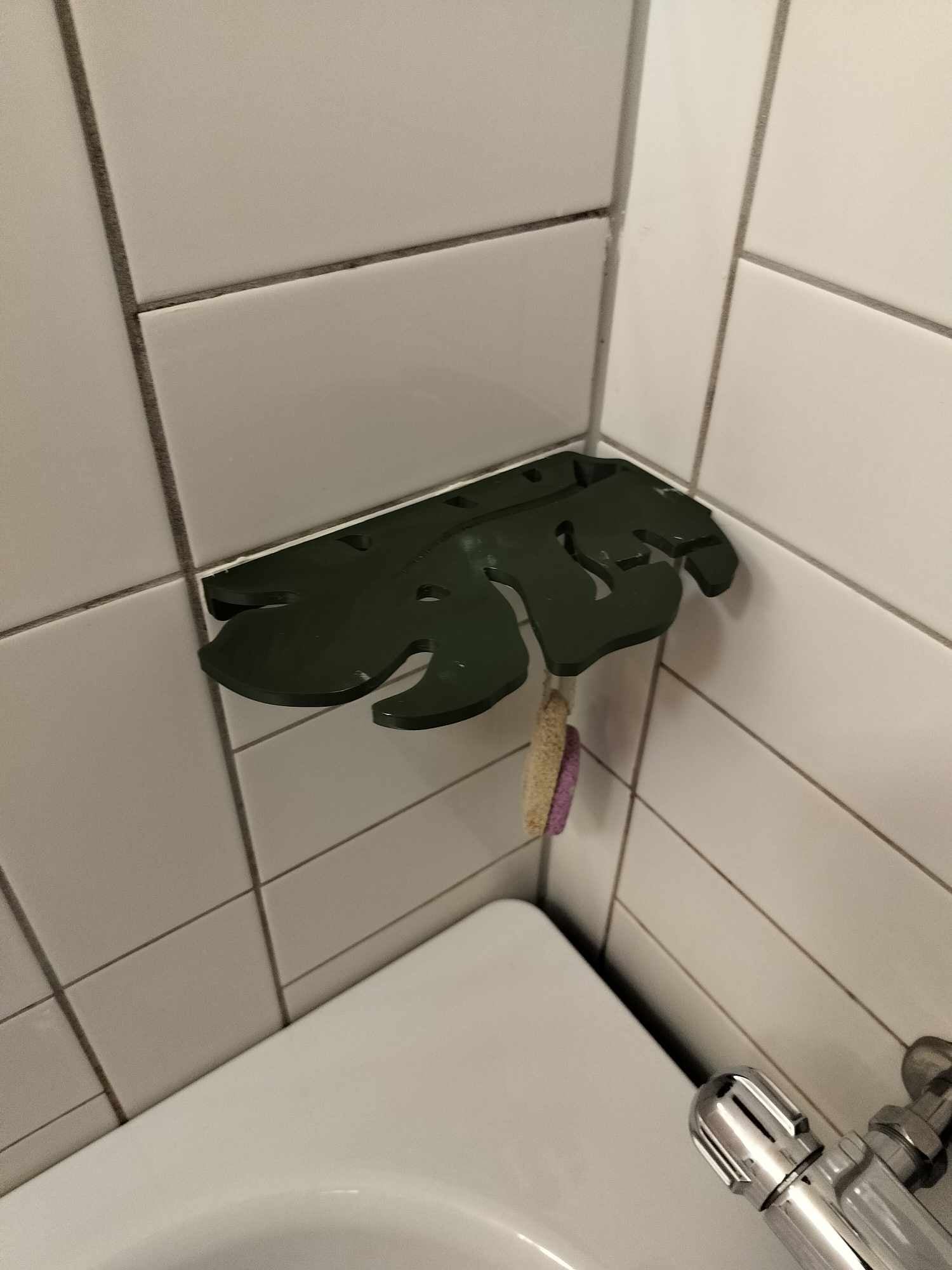 Monstera shower shelf 3d model