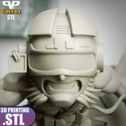 Weapon X Chibi STL for 3D Printing ChibiSTL 3DXM 3d model