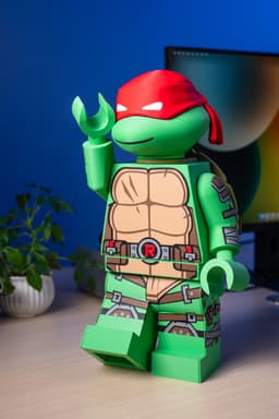 TMNT Raphael Modular Figure 3d model