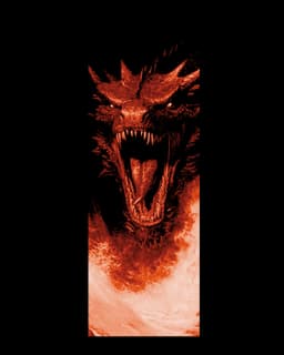 The Red Dragon, protector of knowledge and fire - Set of bookmarks 3d model