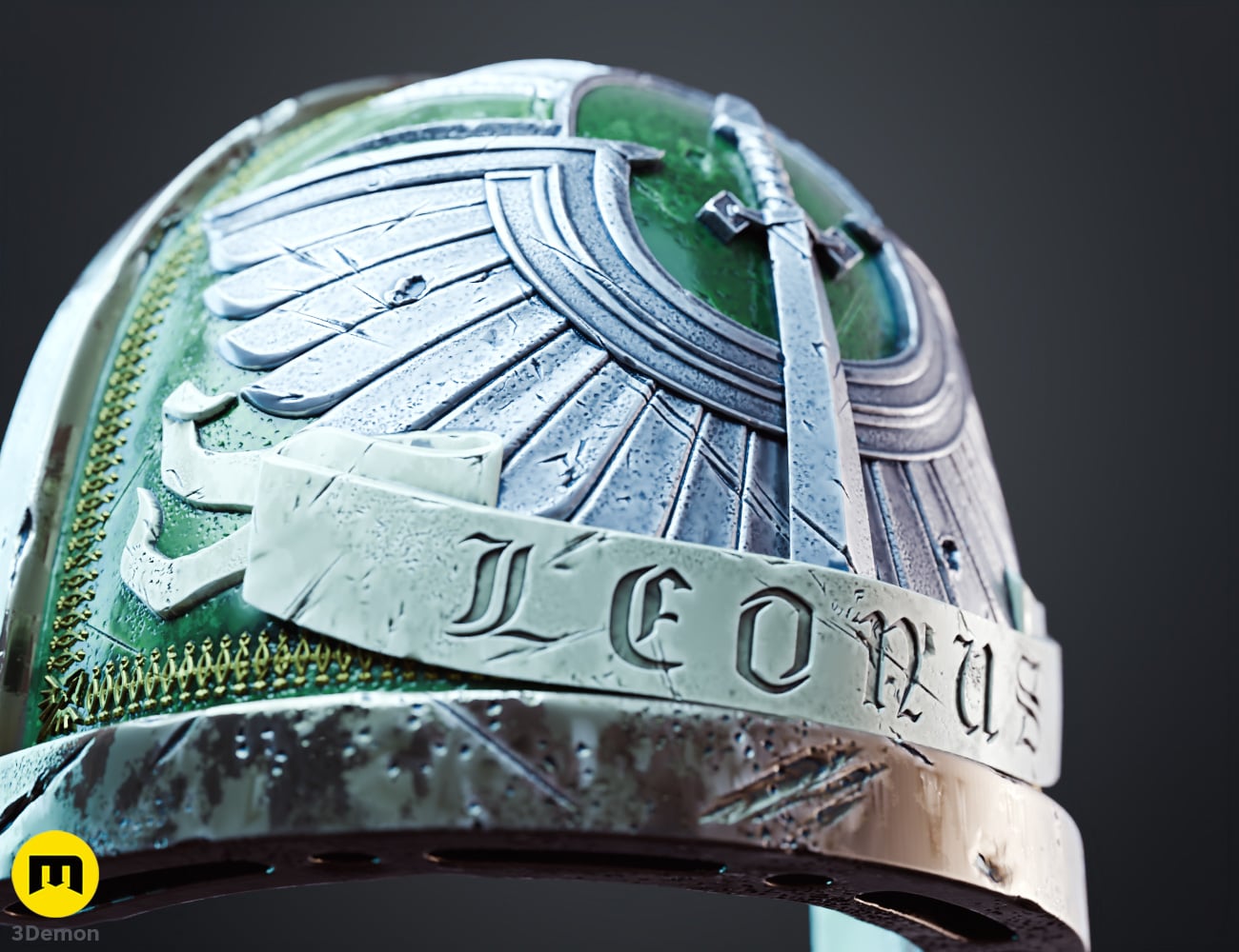 Dark Angels Shoulder Pauldron 3d model