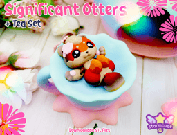 Significant Otters Flexi Set 3d model