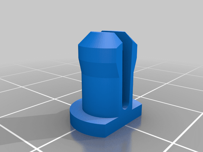 Lockable 1/4" Inch Pegboard Rivet Stronger Remix 3d model