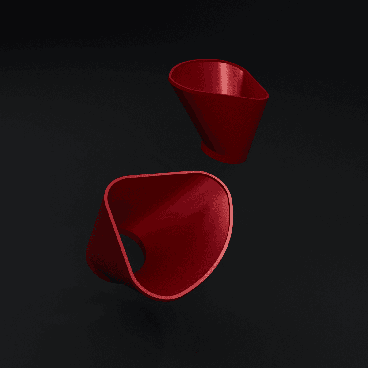 Pepper mill funnel (30 mm) 3d model
