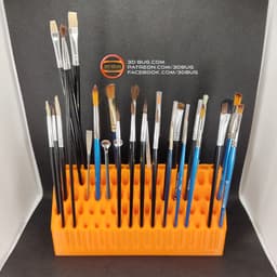 Brushes Holder (75 pcs) 3d model