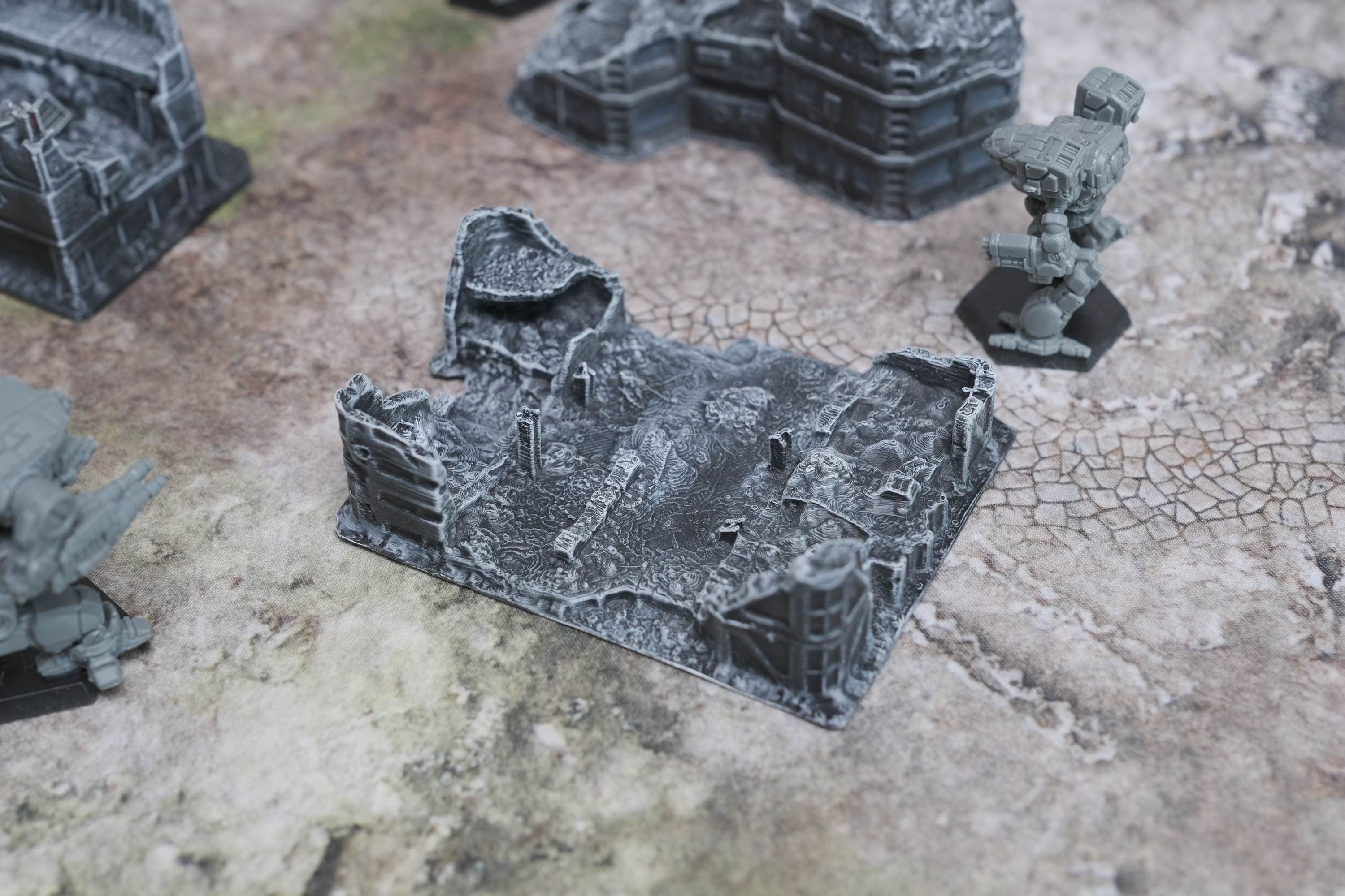 Industrial - 4 High Damaged 3d model