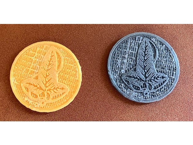 Elven Coins 3d model