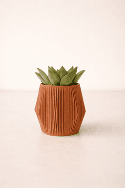 Geometric Pleat Planter 3d model
