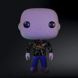 Free Funko Male Base Chill Shirt 3d model