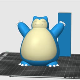 Snorlax By Colors 3d model