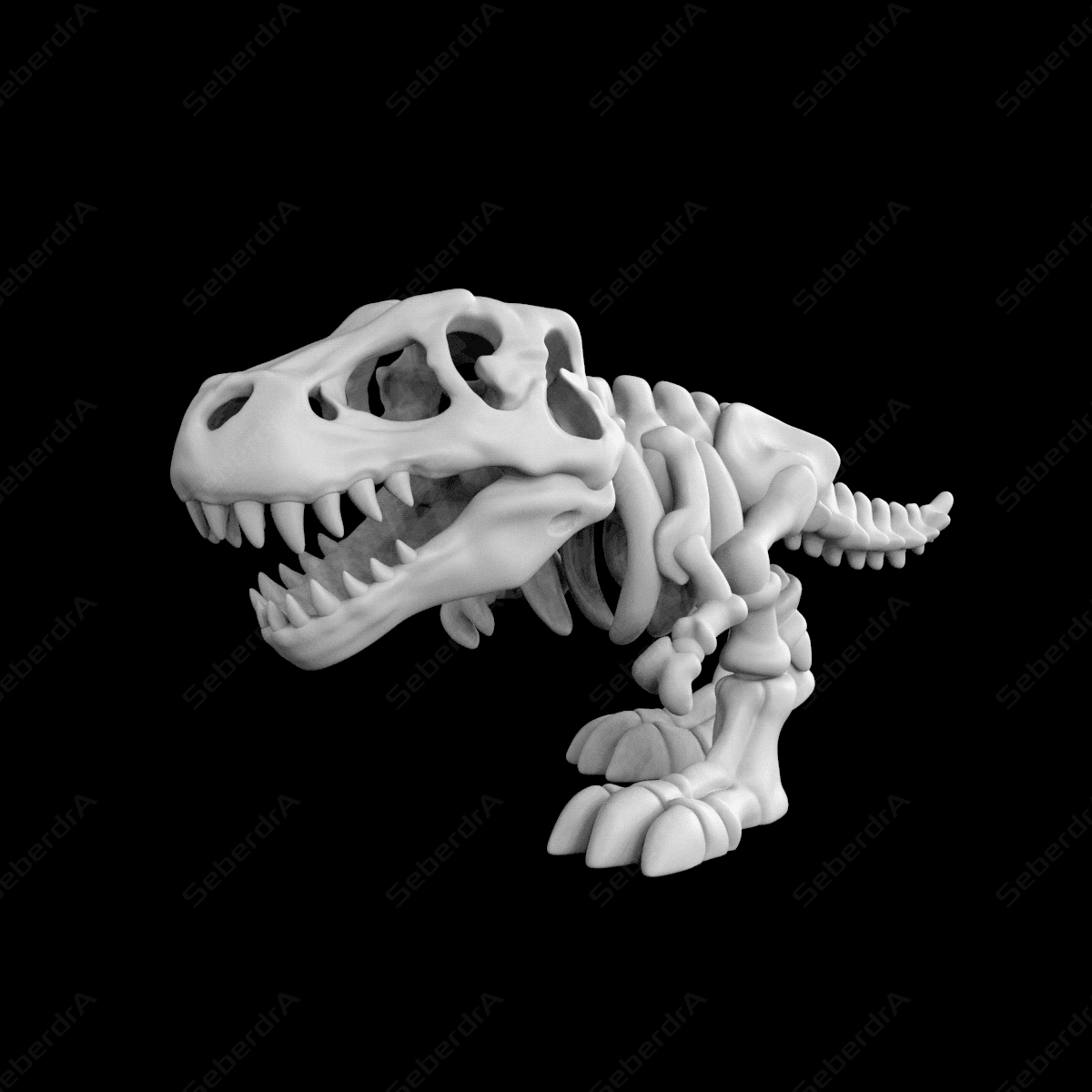 T-Rex_Skeleton 3d model