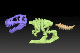 T-Rex_Skeleton 3d model