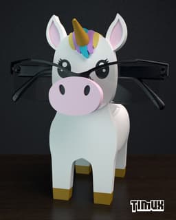 UNICORN GLASSES HOLDER 3d model