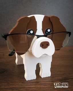 BRITTANY SPANIEL GLASSES HOLDER 3d model