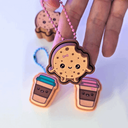 Cookie and Coffee - Clickers 3d model
