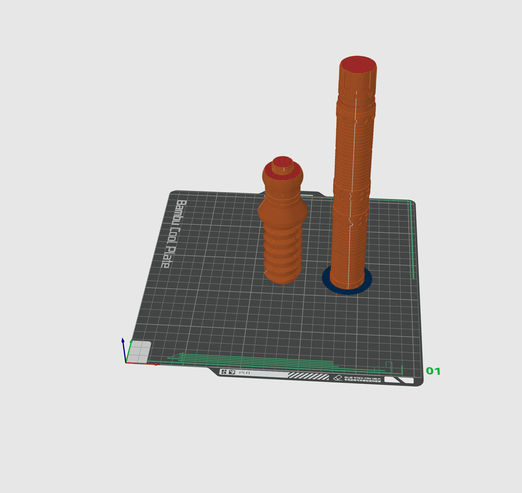 Pool Noodle Lightsaber 6 3d model