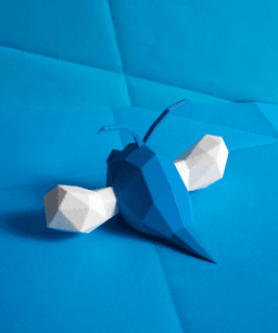 Swablu Low Poly Pokemon 3d model